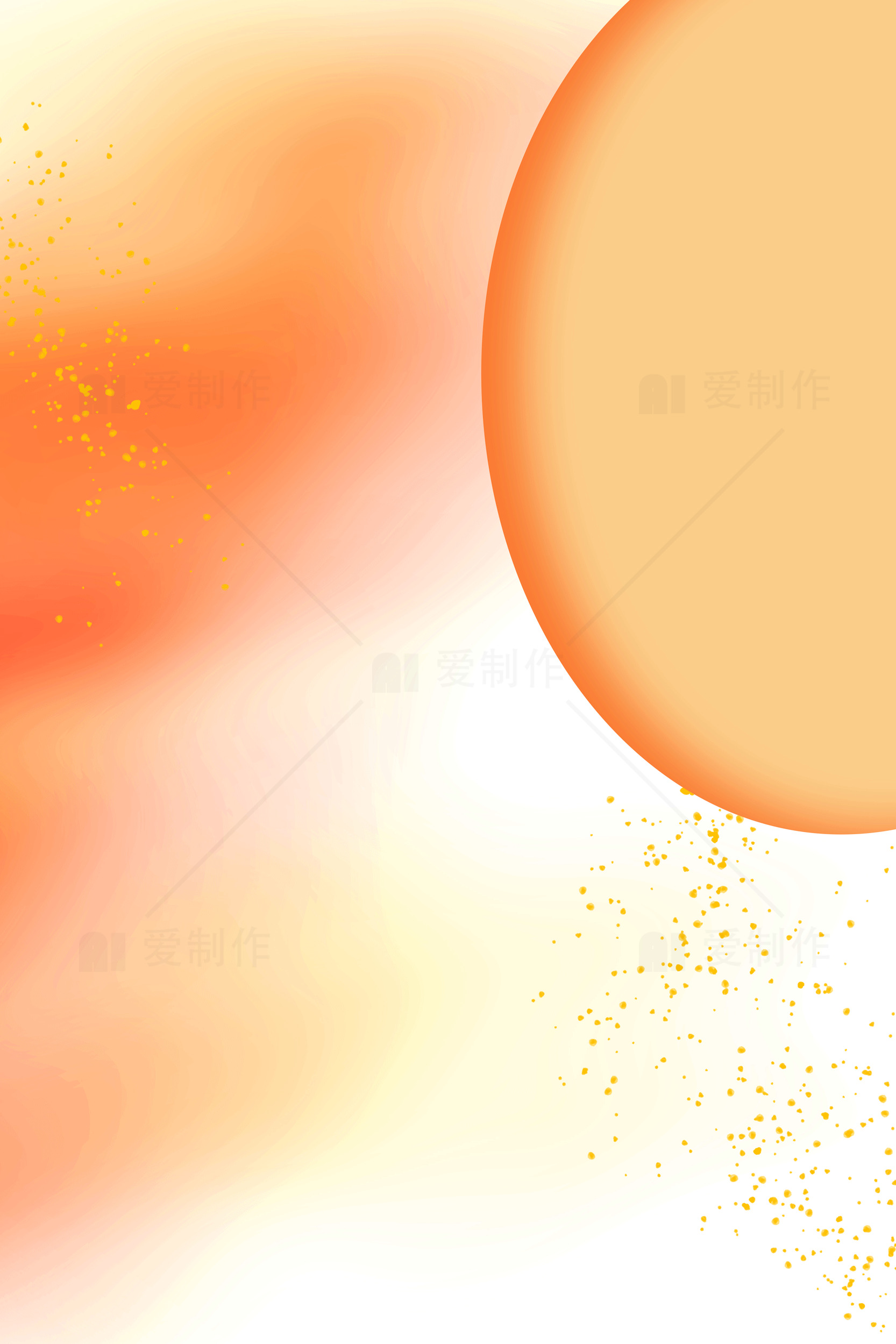 抽象橙色渐变背景图片素材