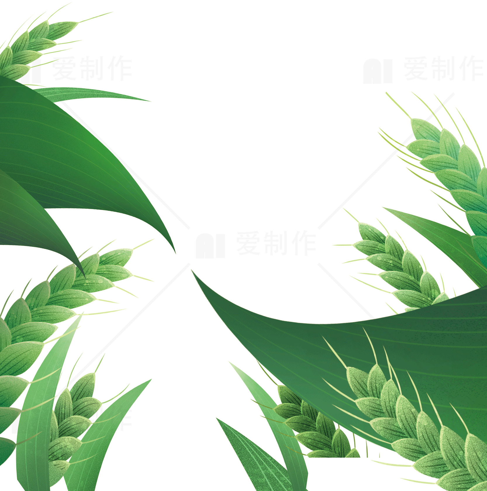 绿色植物背景设计素材网站