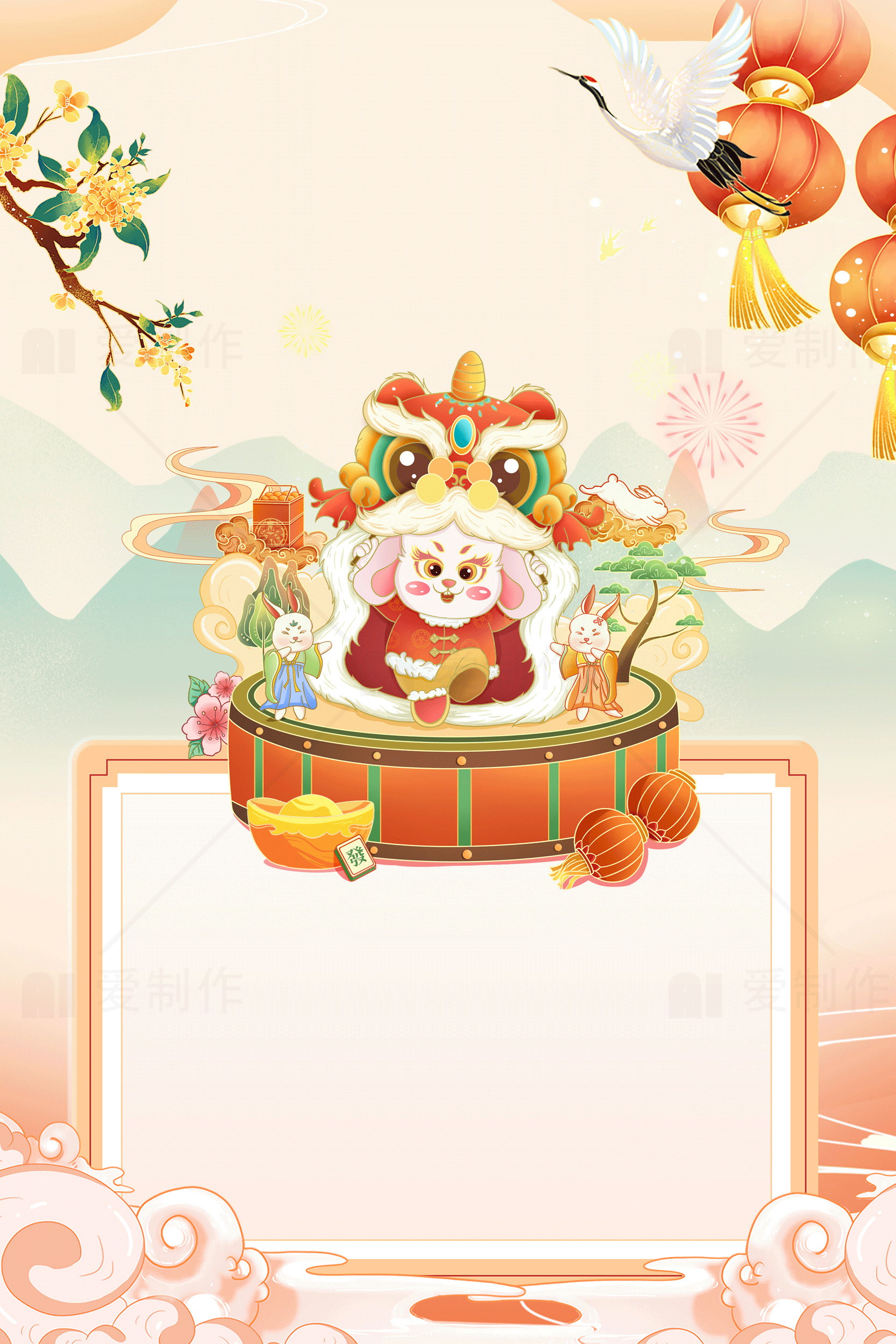 新年庆典插画设计素材