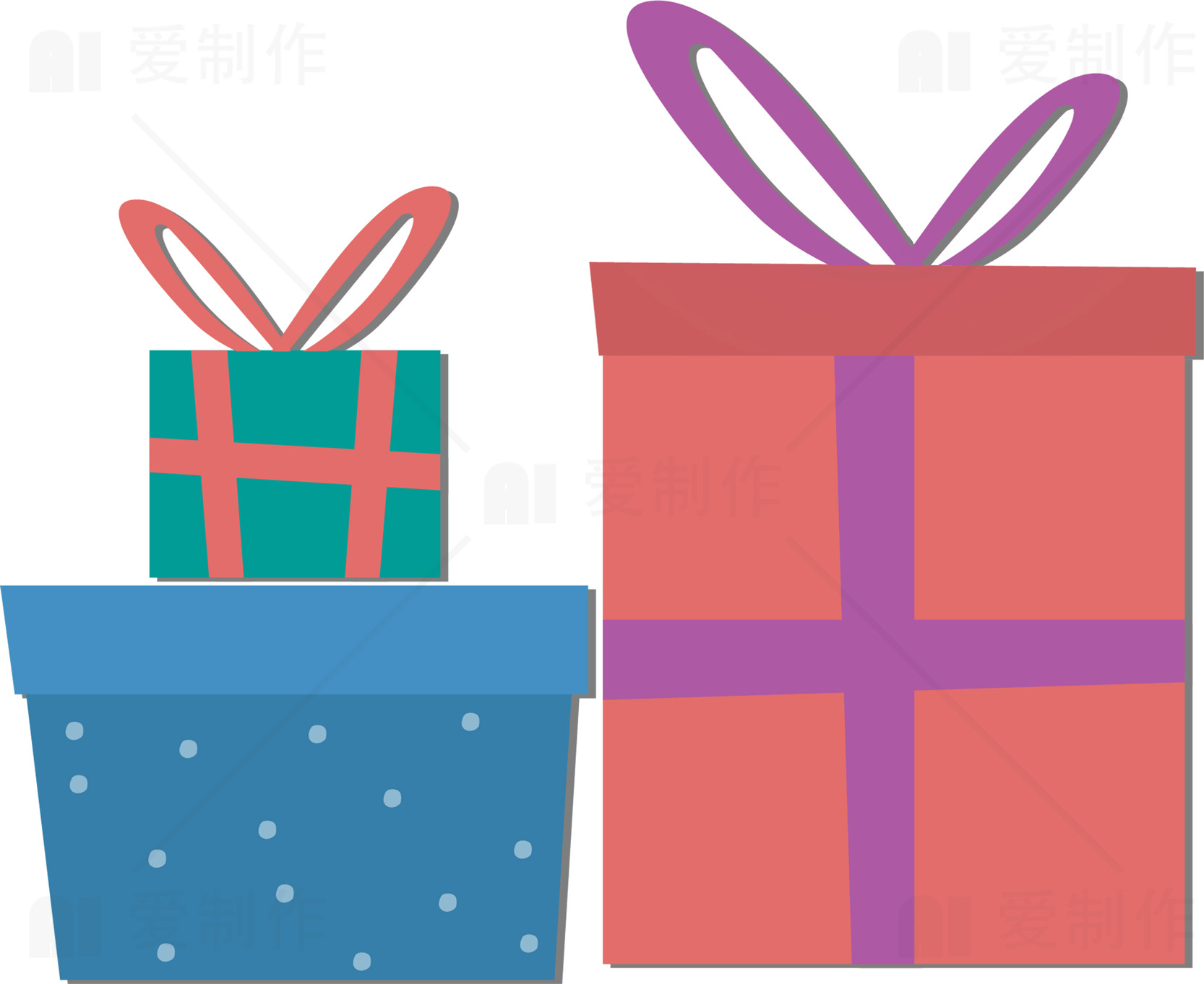 创意礼物包装设计图片素材