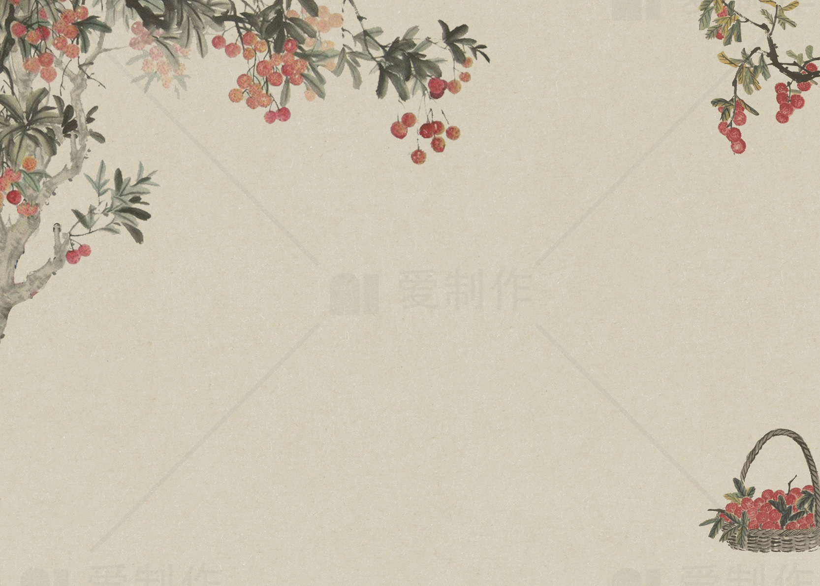 中国传统水墨画背景图片素材