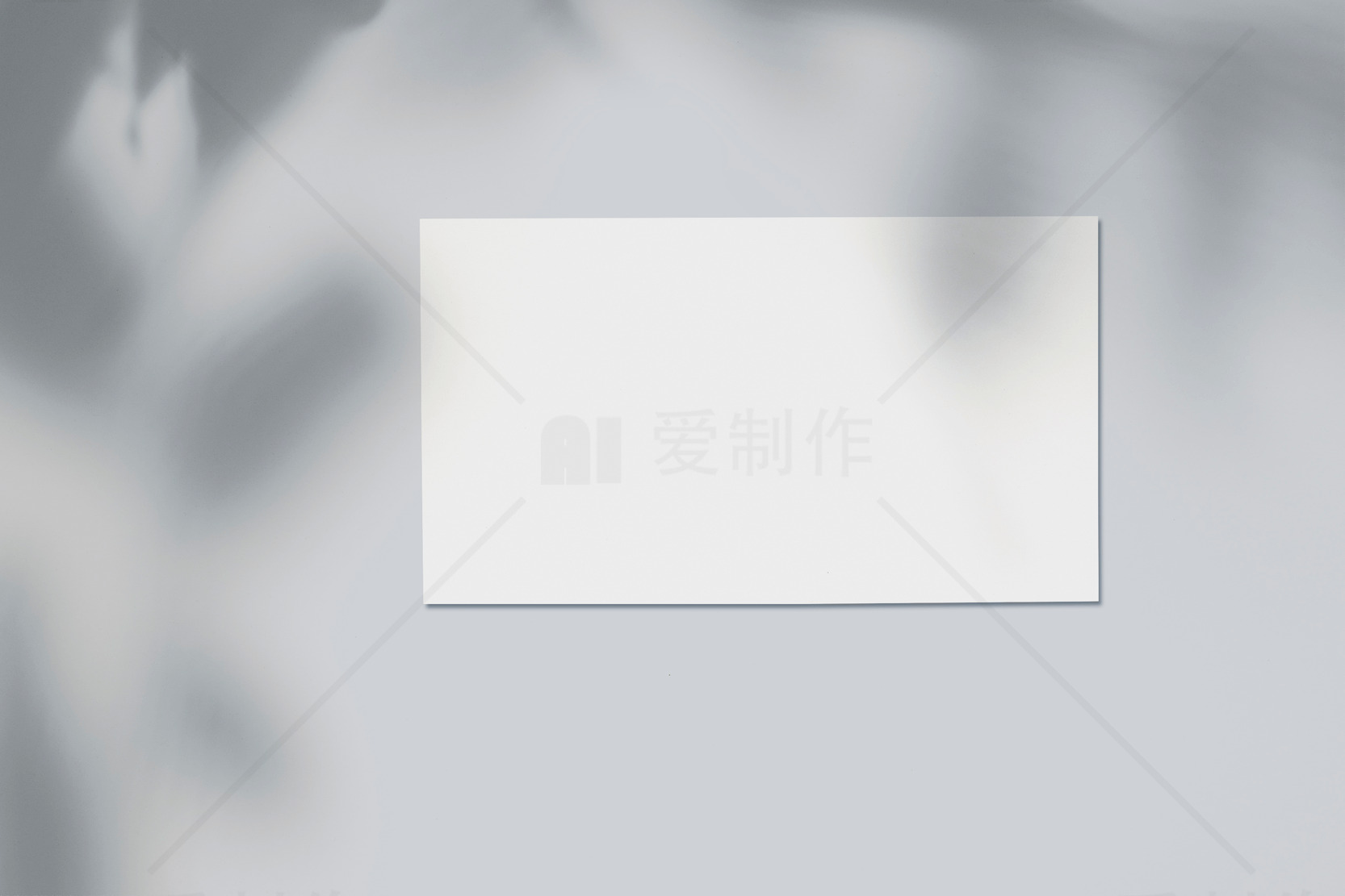 简约背景上的白色卡片素材