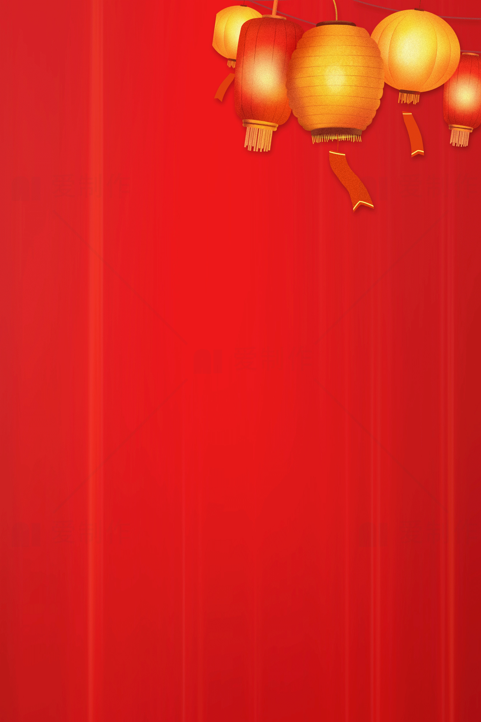 中国传统红灯笼背景图片素材