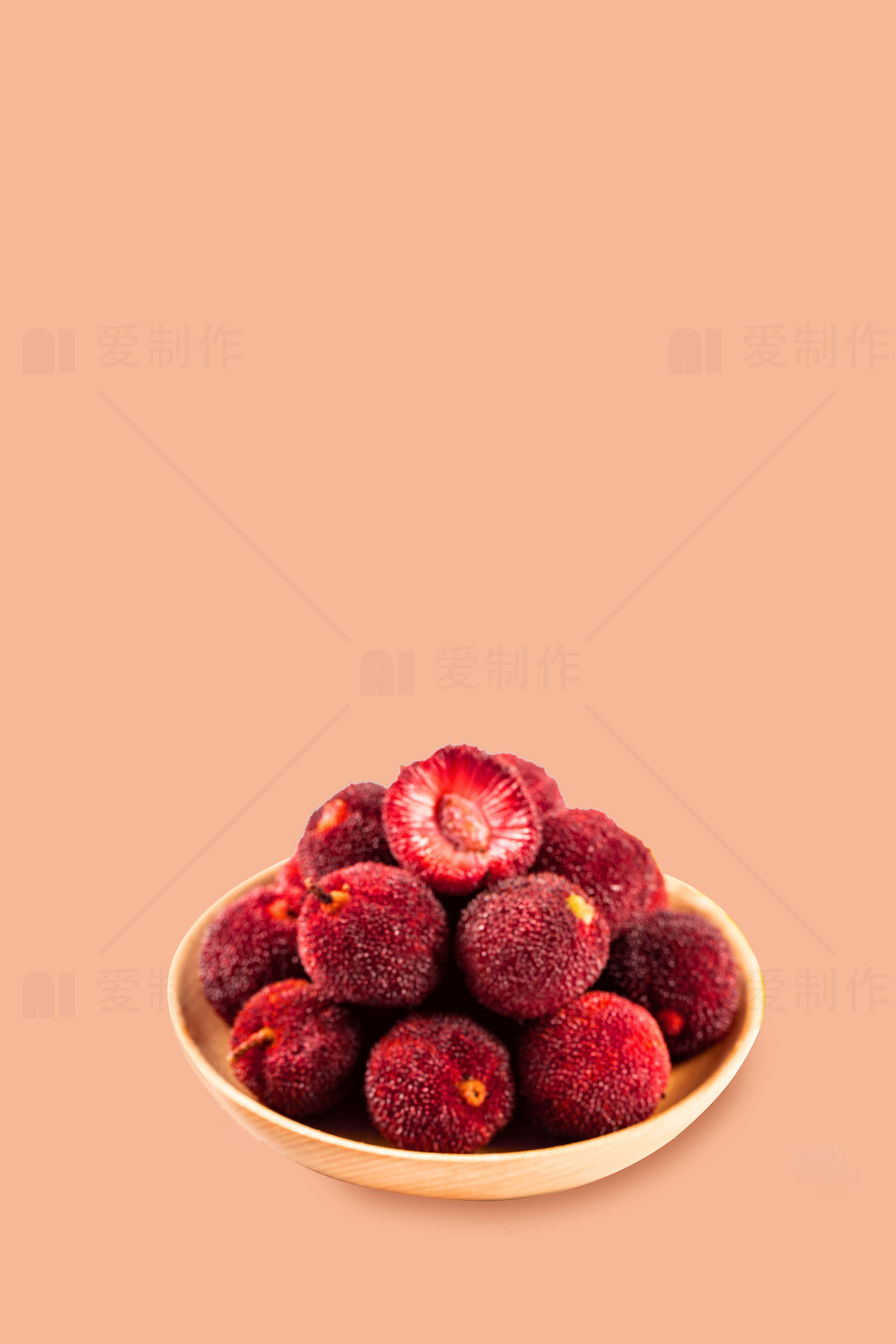 新鲜杨梅的美味与营养素材