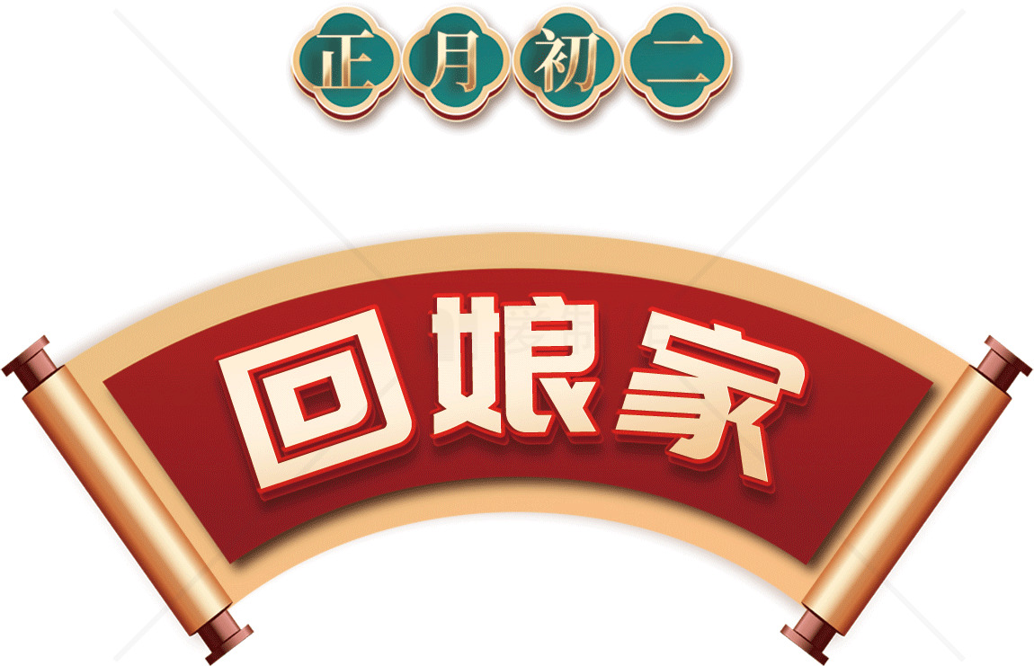 正月初二回娘家传统习俗素材