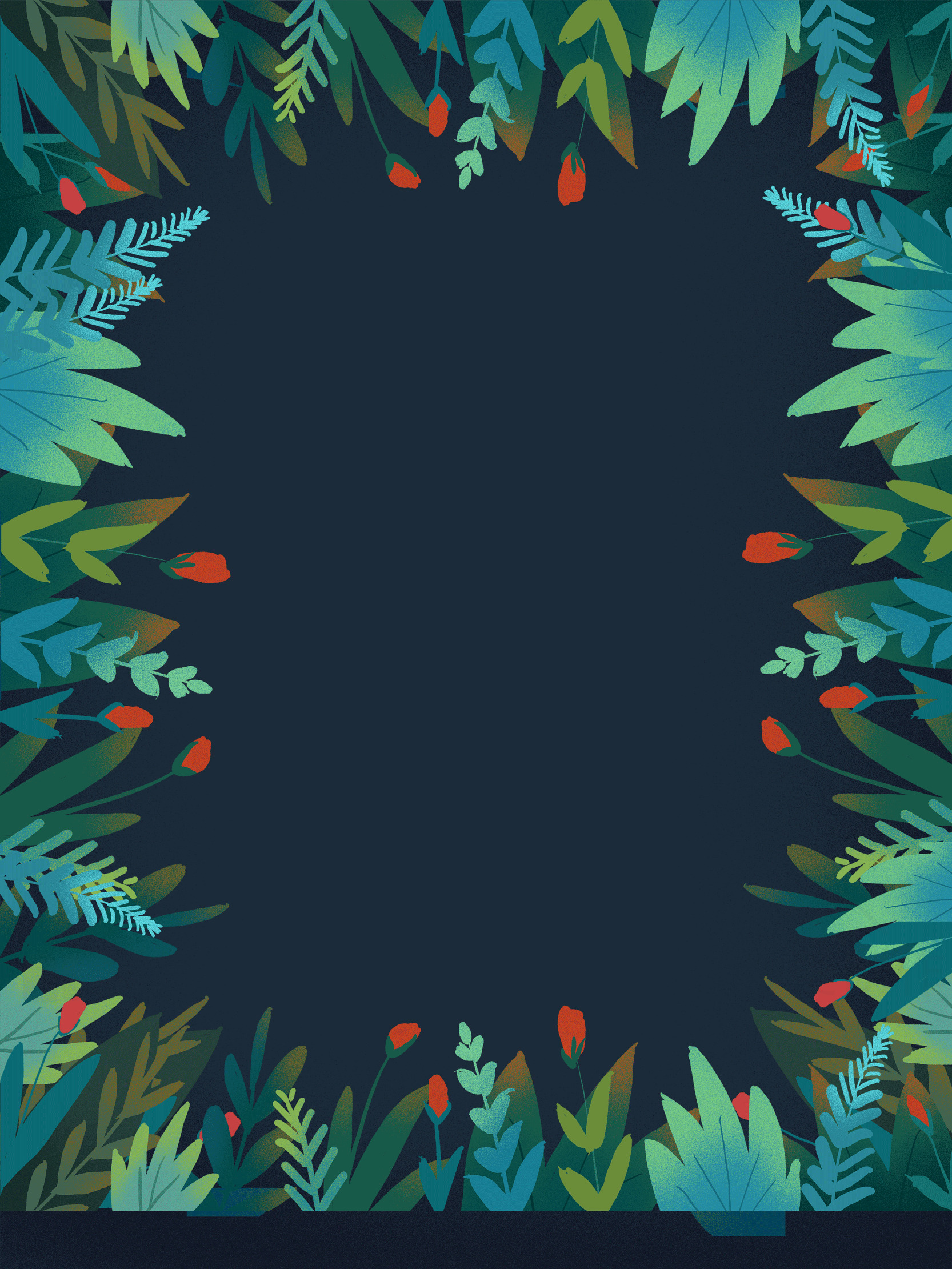 自然风景边框背景图片素材