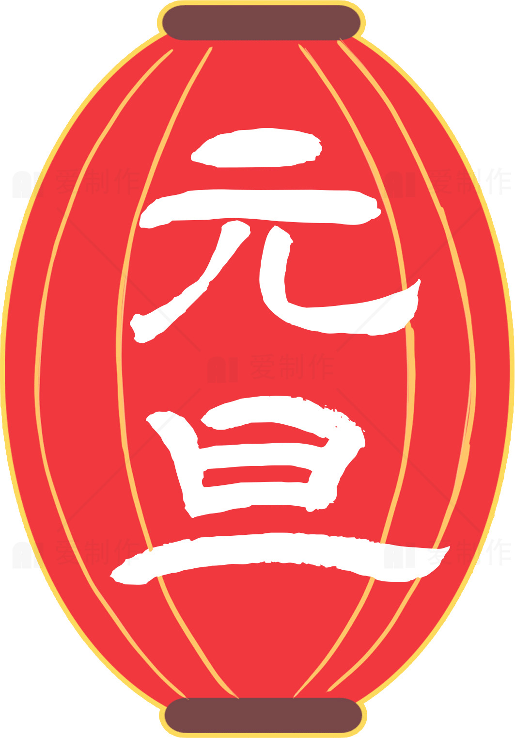 元旦红色灯笼图片素材