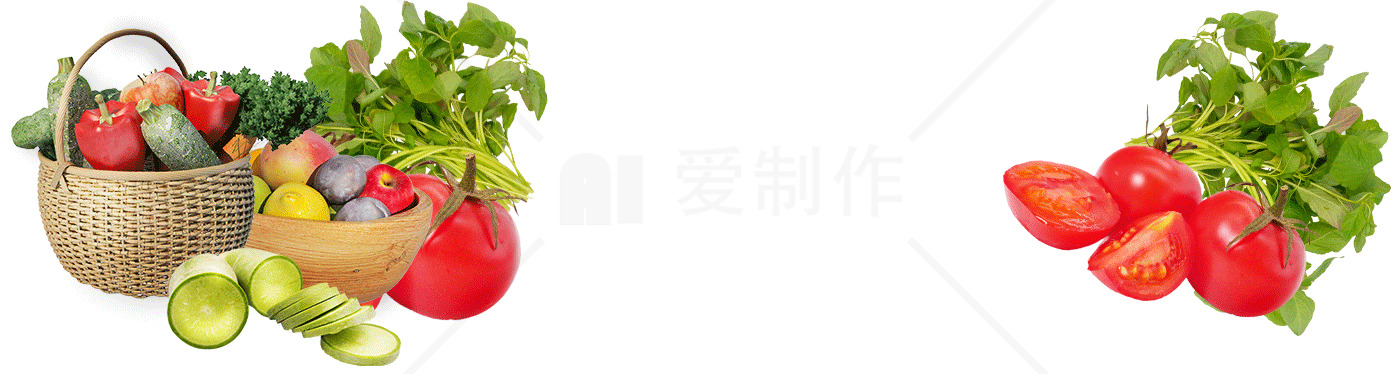 新鲜蔬菜和水果的健康饮食指南素材