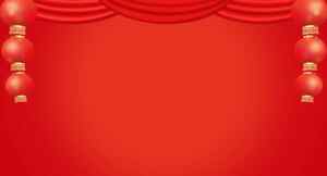 喜庆红色背景图片-中国传统节日装饰