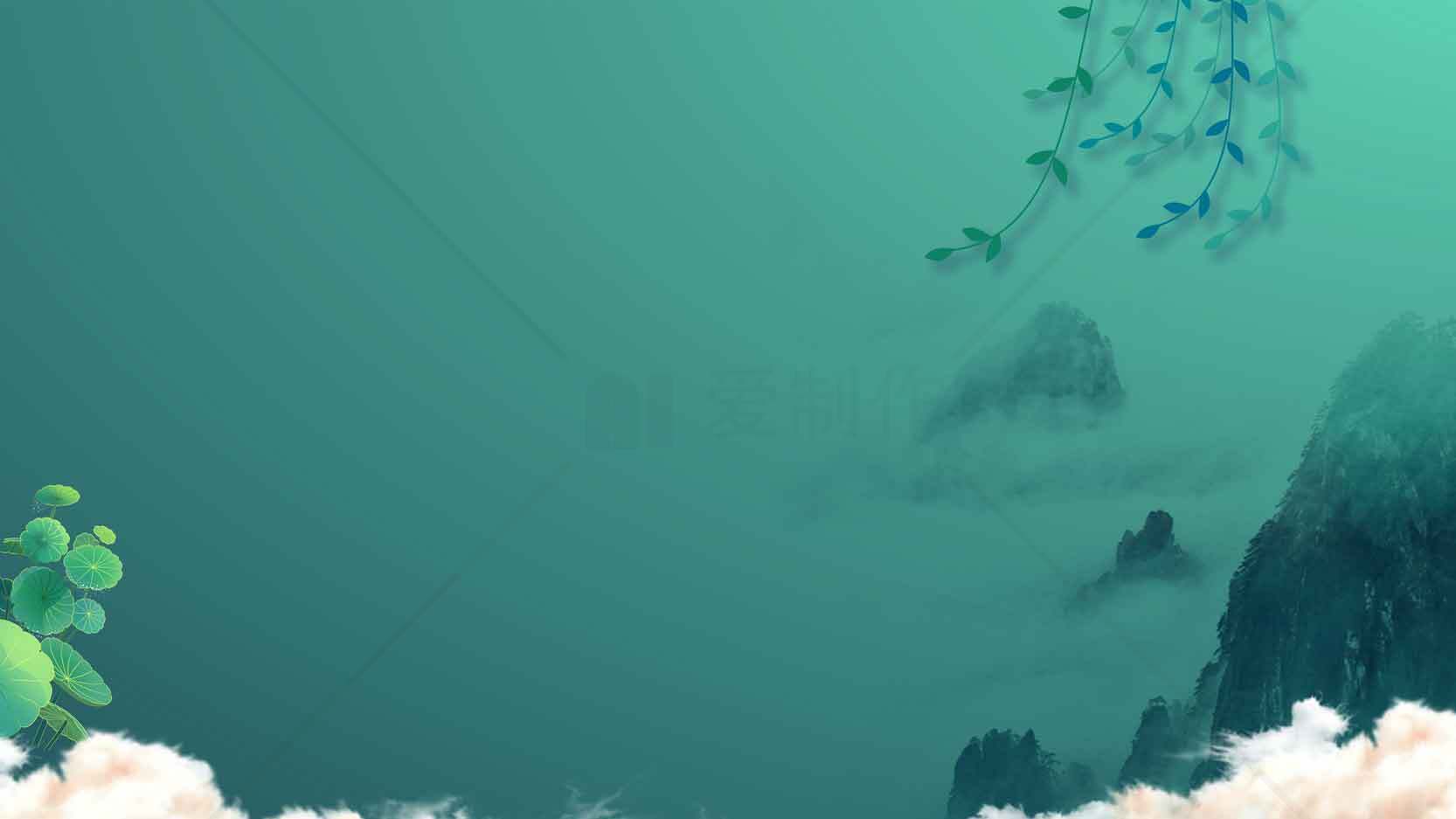 海底世界背景图片-清新自然水下景观素材