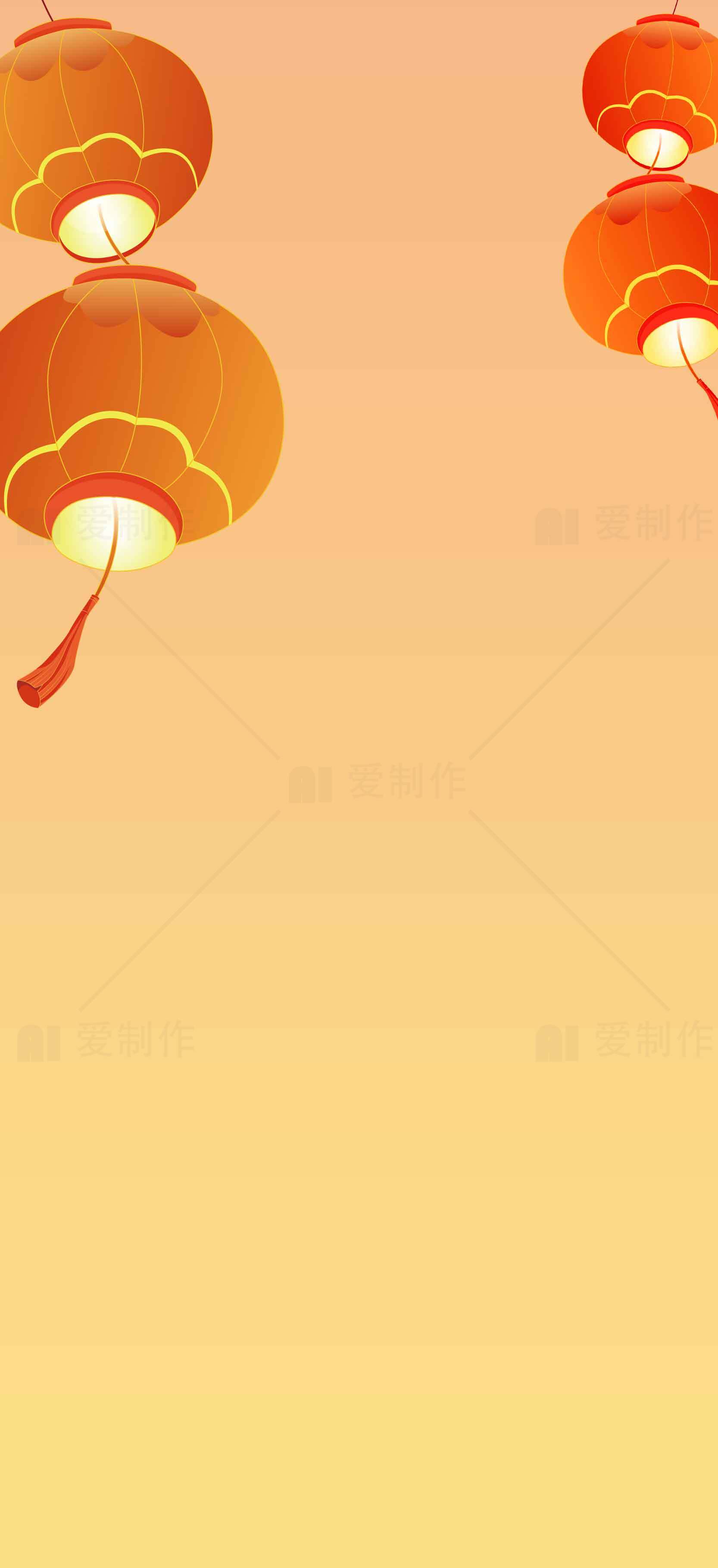 中式红灯笼背景图片素材