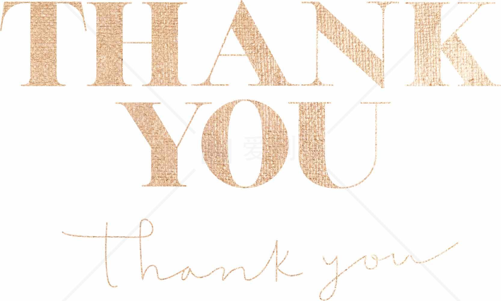 优雅金色感恩卡片设计素材