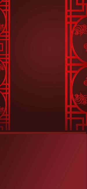 中式红色背景图片设计