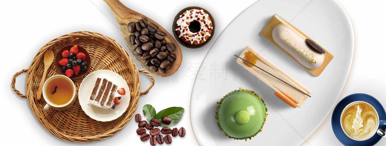 精致下午茶甜点美食图片素材
