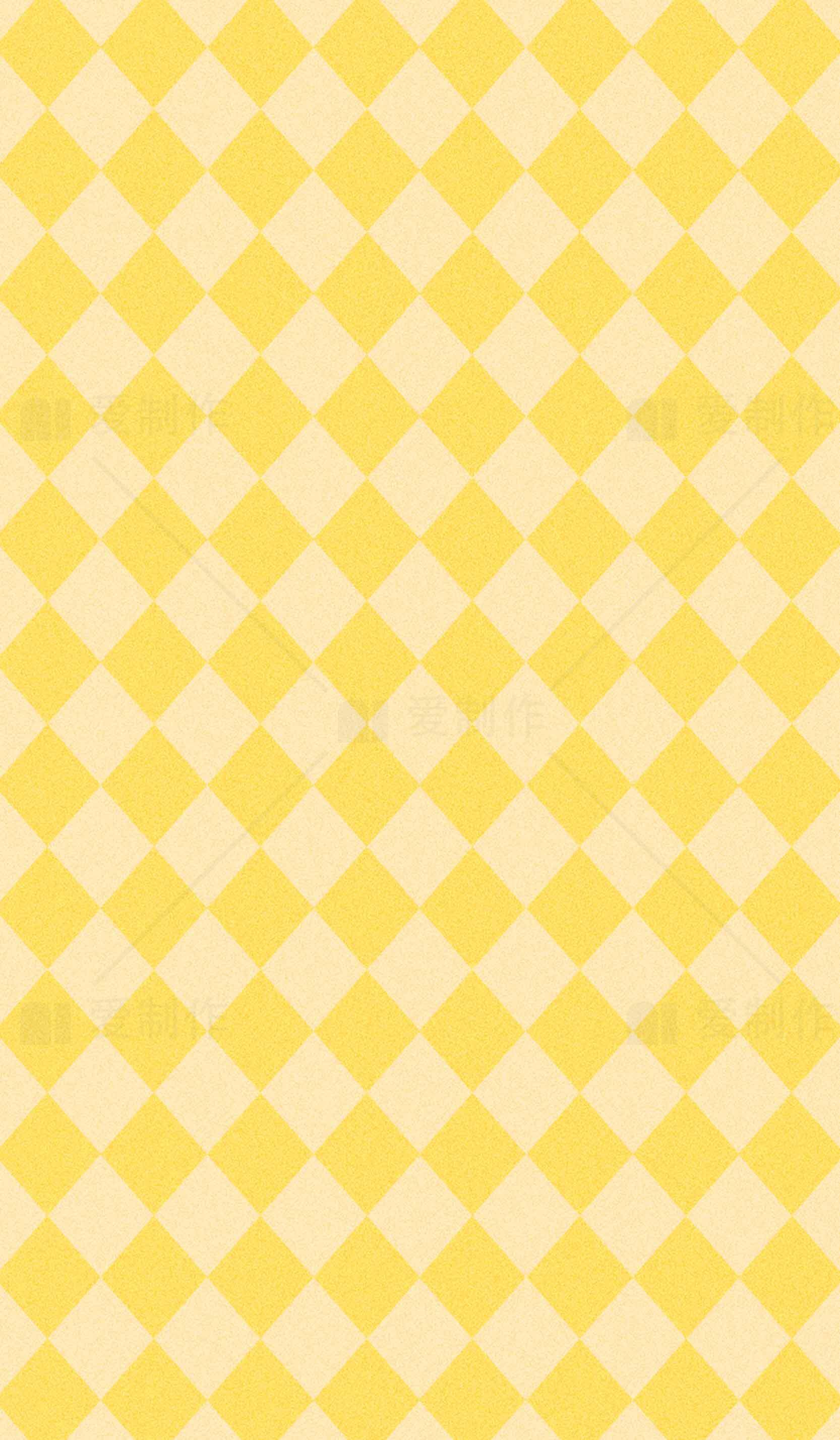 黄色格纹背景图片设计素材