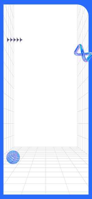 未来科技感3D几何背景设计