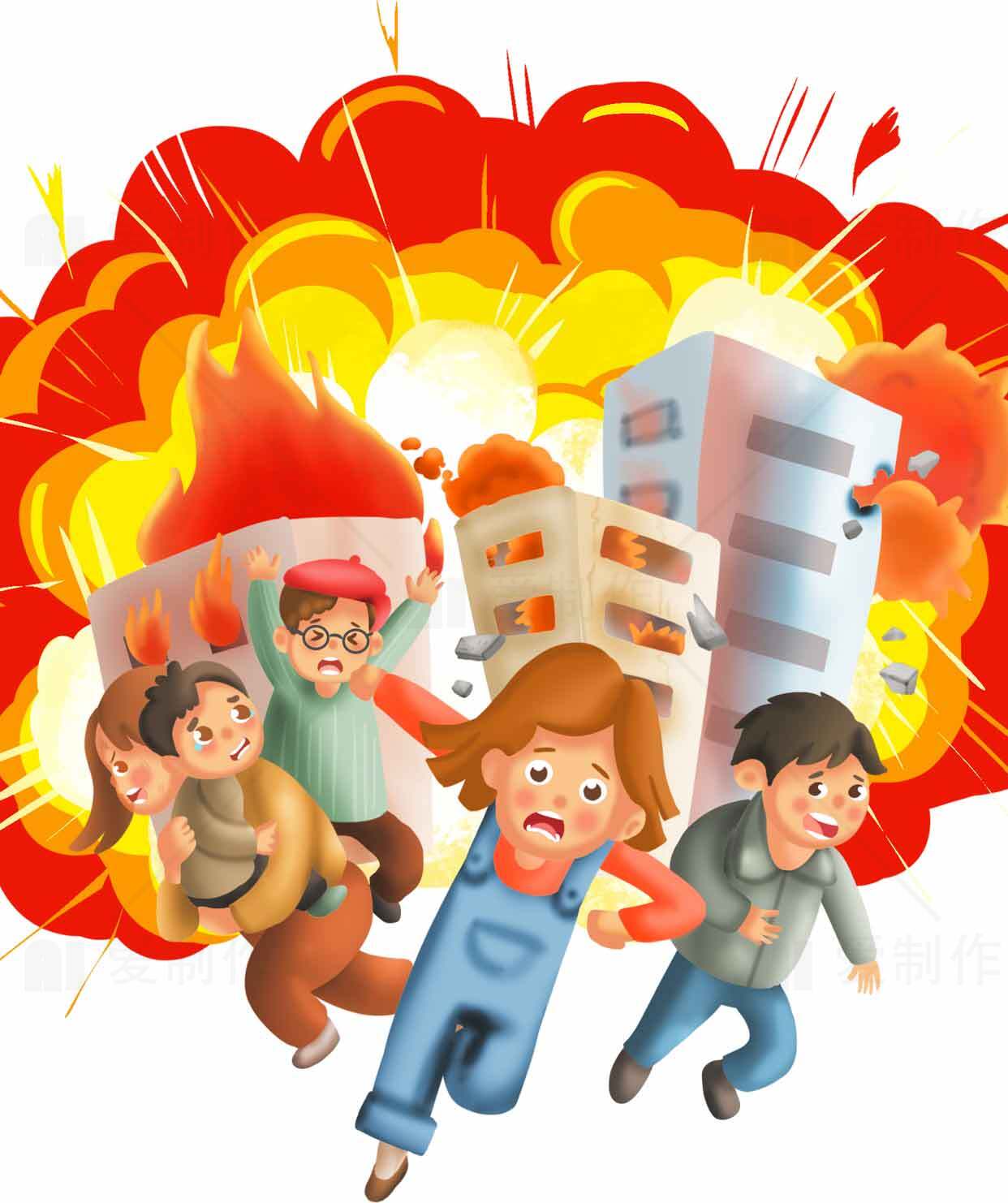 城市火灾逃生指南：如何在紧急情况下保护自己和家人素材