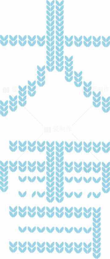 蓝色主题设计素材：简约大雪图案背景