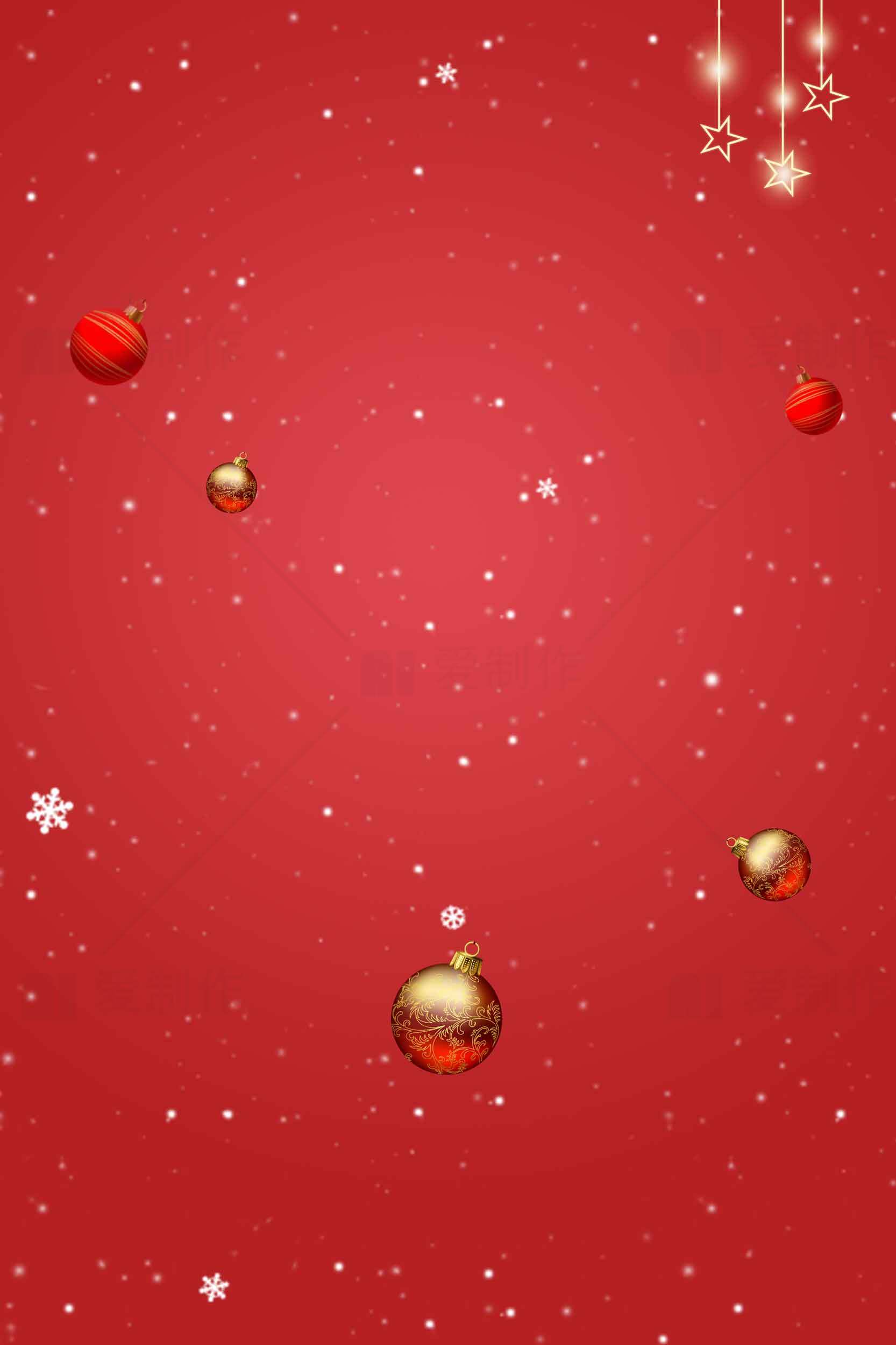 圣诞节红色主题背景高清图片下载素材