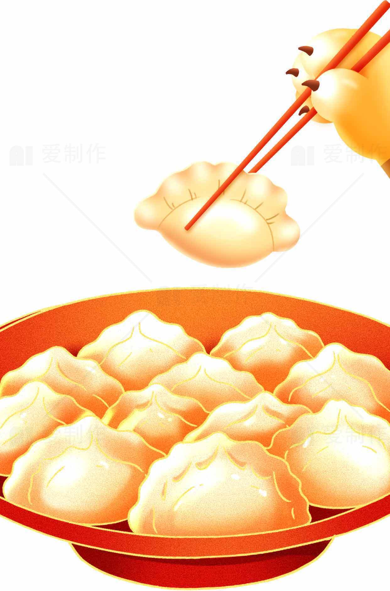 美味饺子图片-传统中式美食分享素材