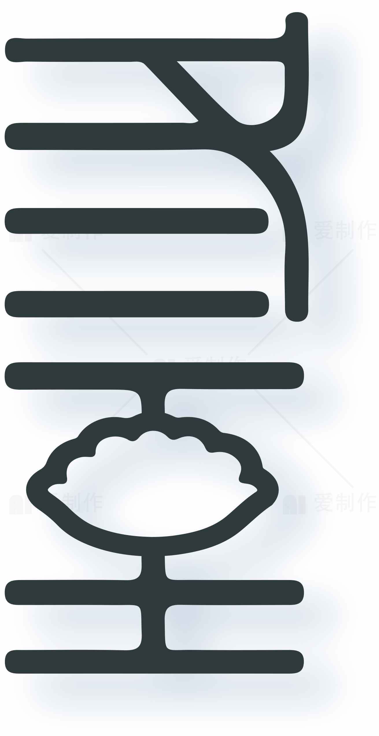 冬至艺术灵感黑白线条设计素材