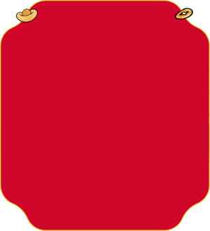 红色背景与金色装饰的中国风设计图片