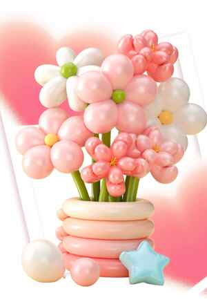 气球花束装饰创意设计图片