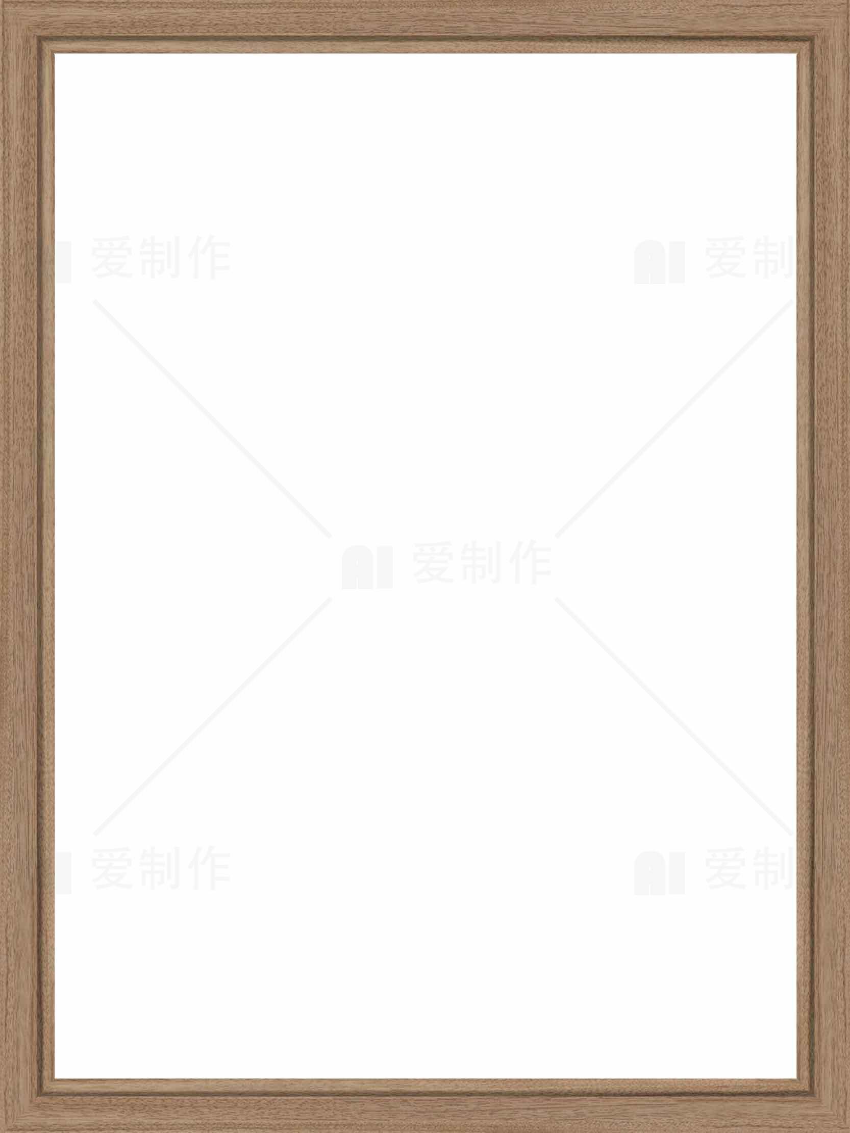 简约木质相框设计图片素材