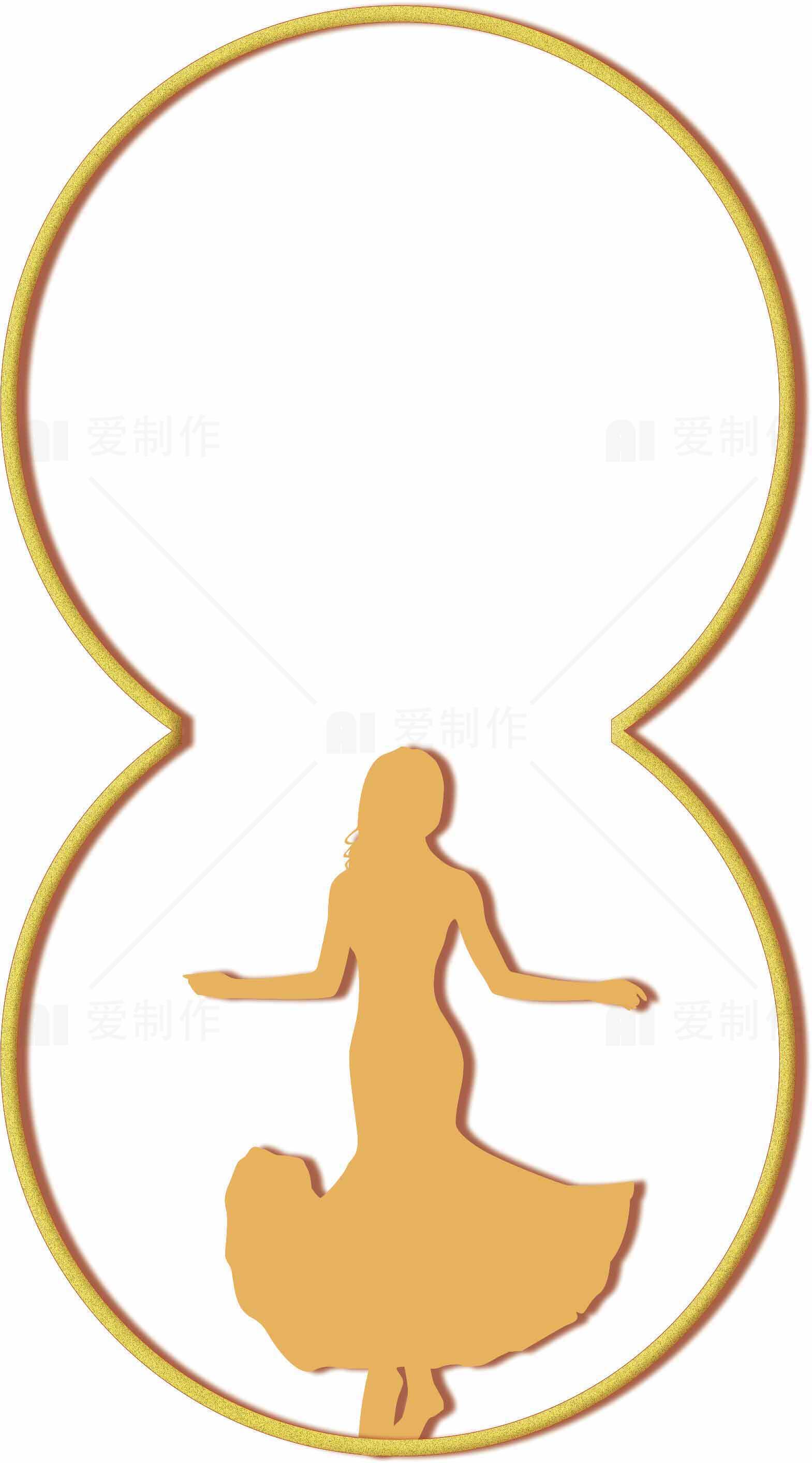 舞蹈剪影艺术设计图片素材