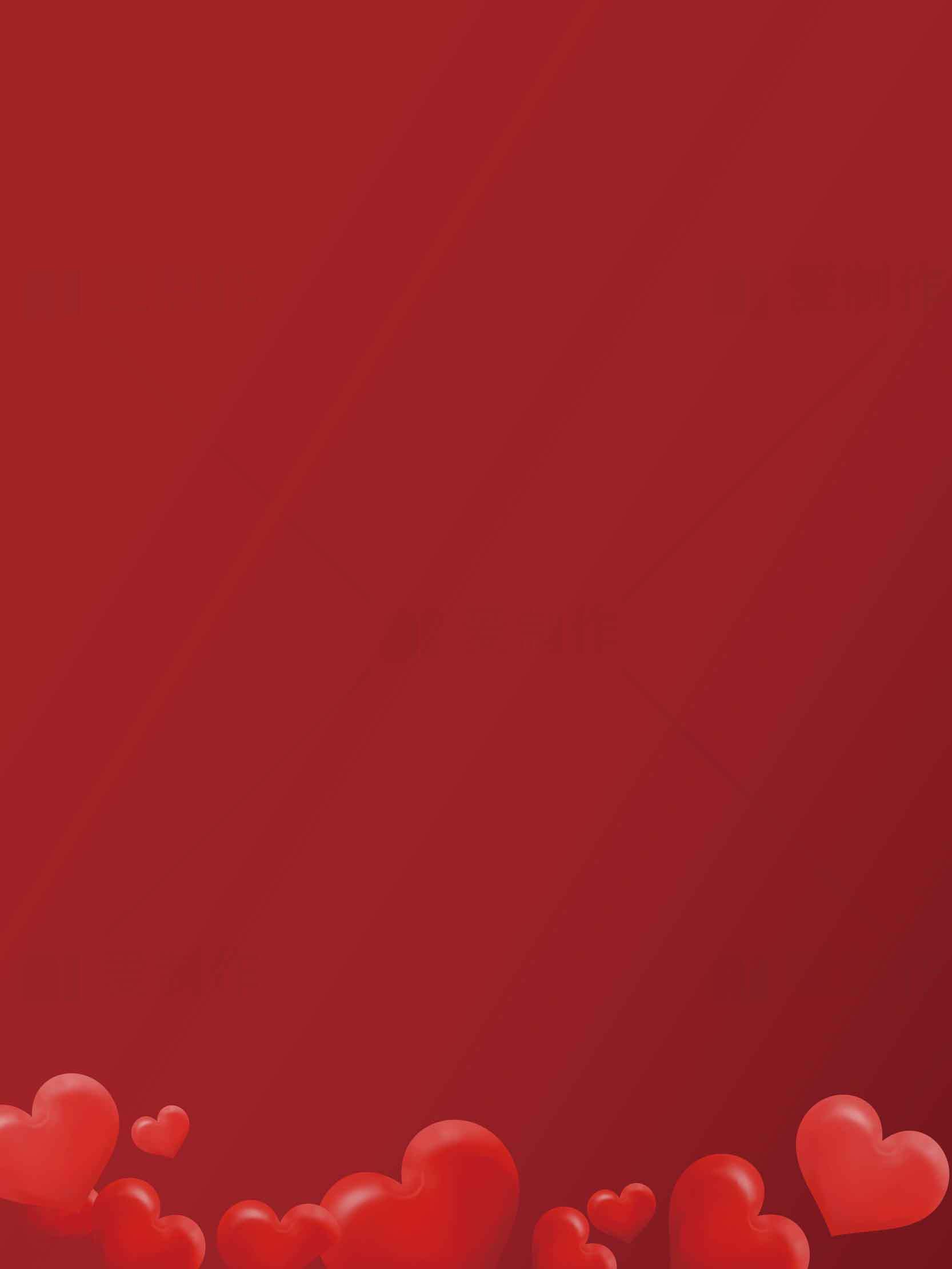 浪漫红色爱心背景图片下载素材