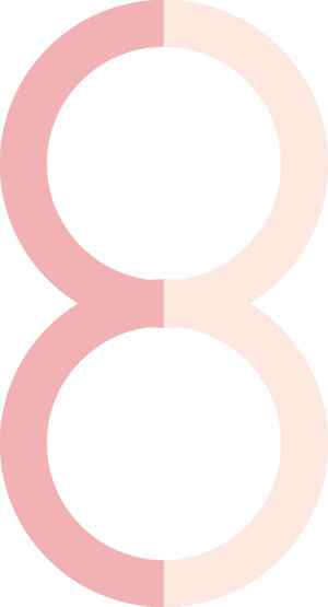 简约渐变数字8设计图片