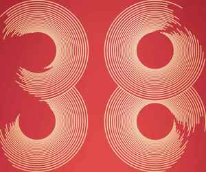 数字38创意红色背景设计图片
