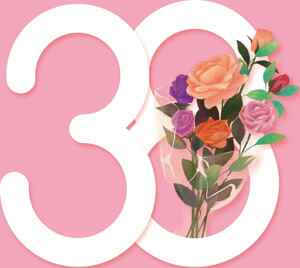 38妇女节鲜花主题图片