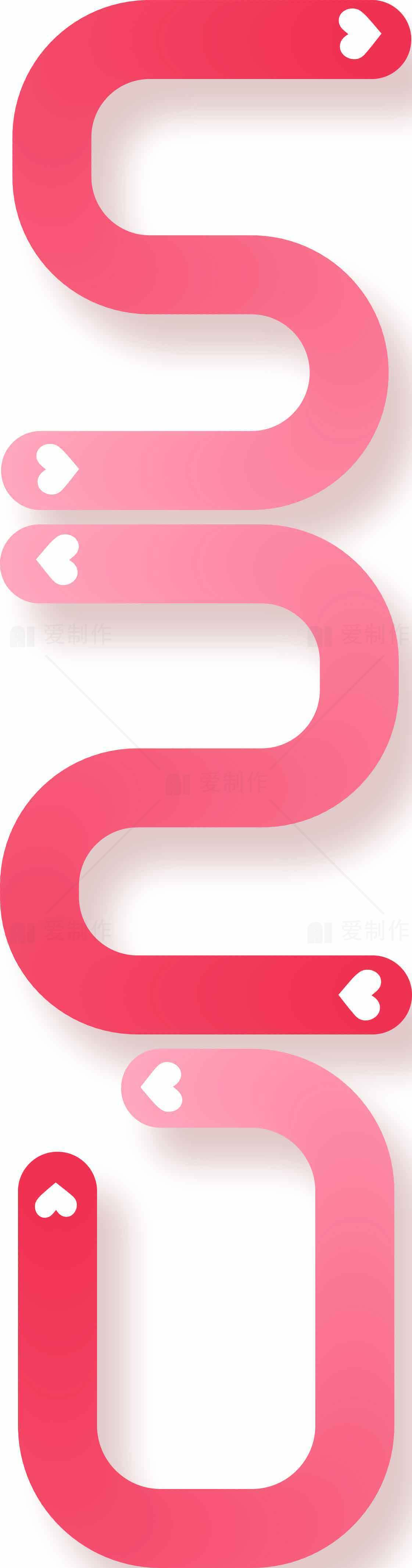 520爱心粉色艺术设计图片素材