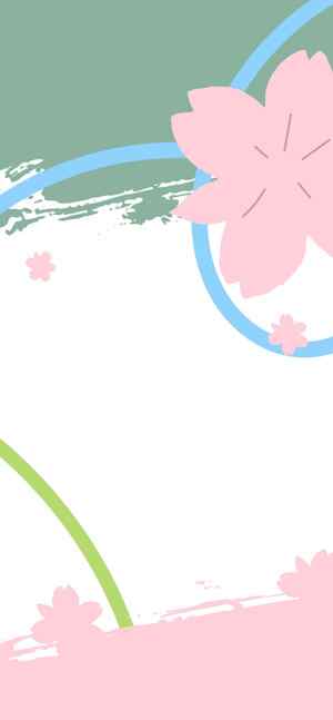 春日樱花背景设计图片