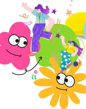 卡通风格创意插画设计：活力与色彩的碰撞